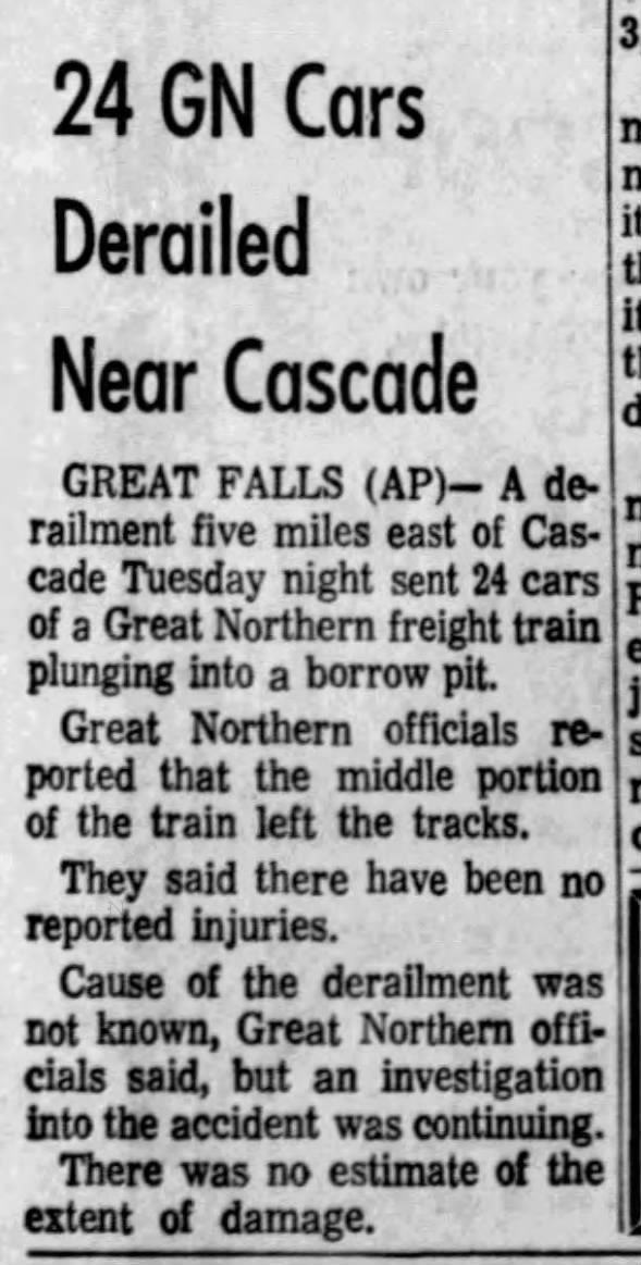 Clipping from The Missoulian